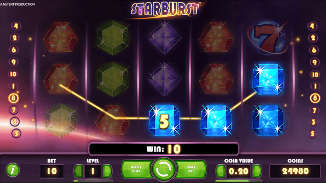 Бонусная игра Starburst 2